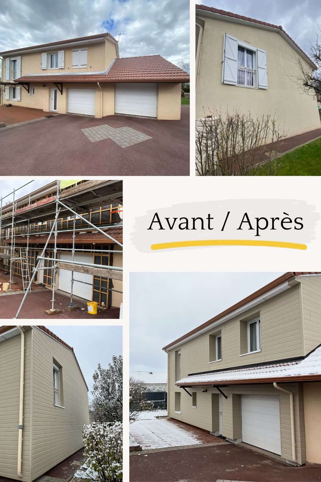 Pose d’un bardage CanExcel en fibres de bois naturel près de Nancy