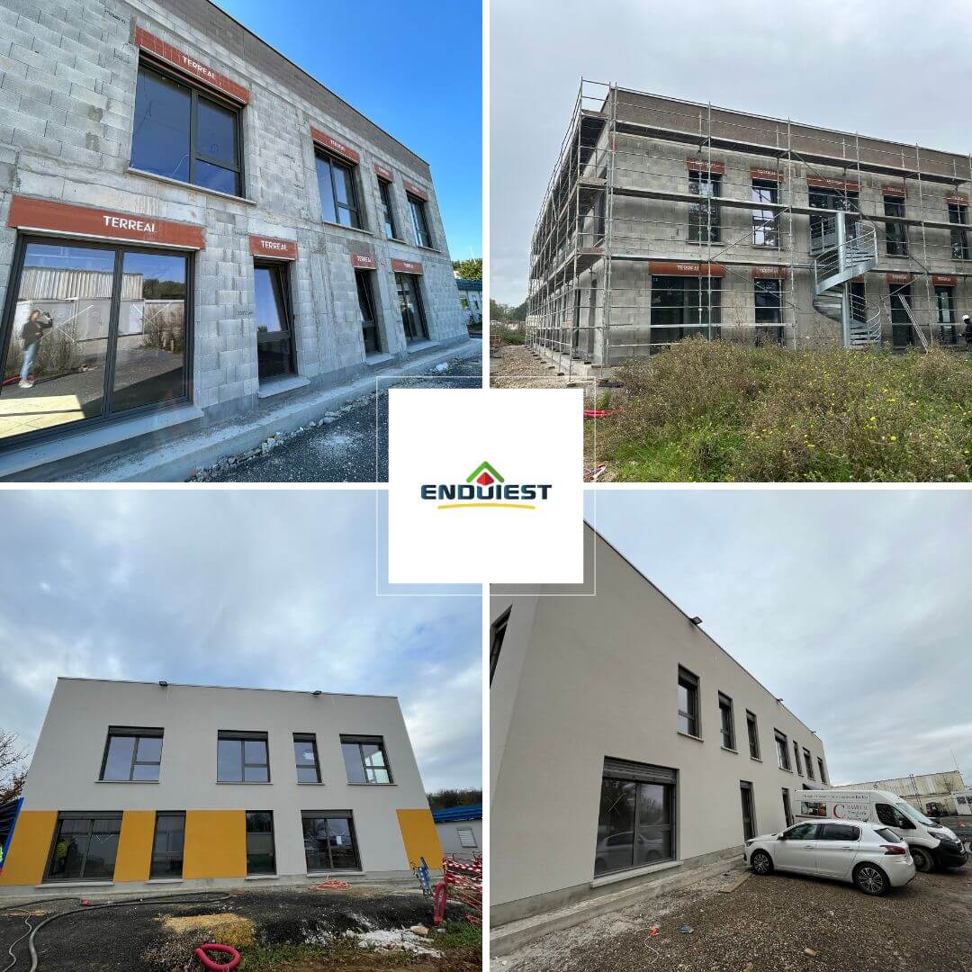 Ravalement Enduit monocouche à la chaux aérienne dans le 54